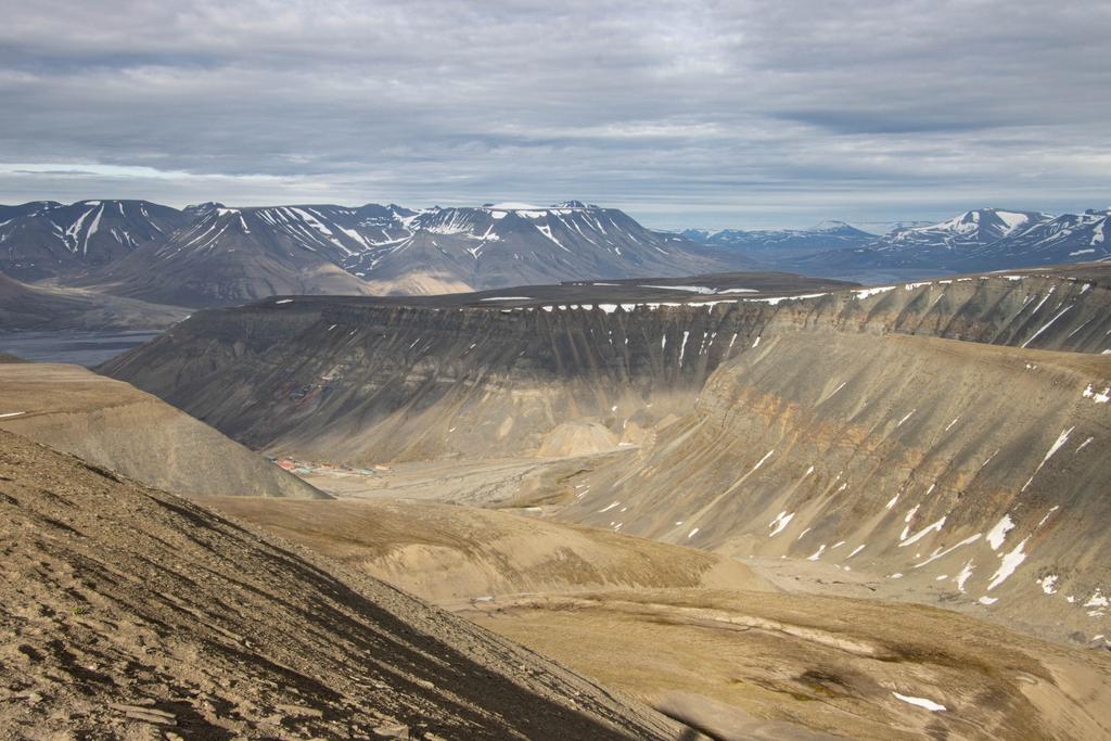 View from mountain at Longyearbyen