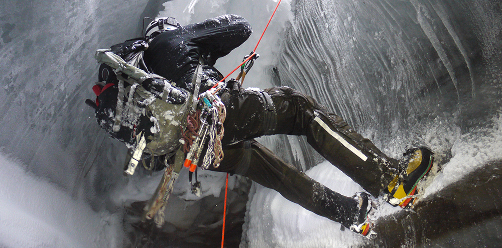 Christian Bruttel - Ice climbing