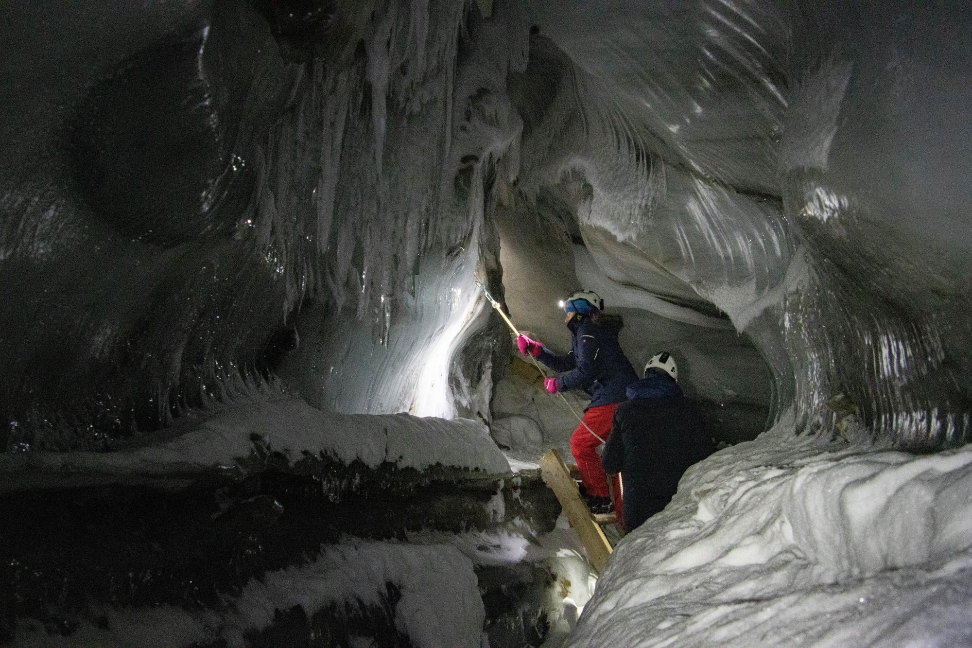Ice cave on Spitsbergen