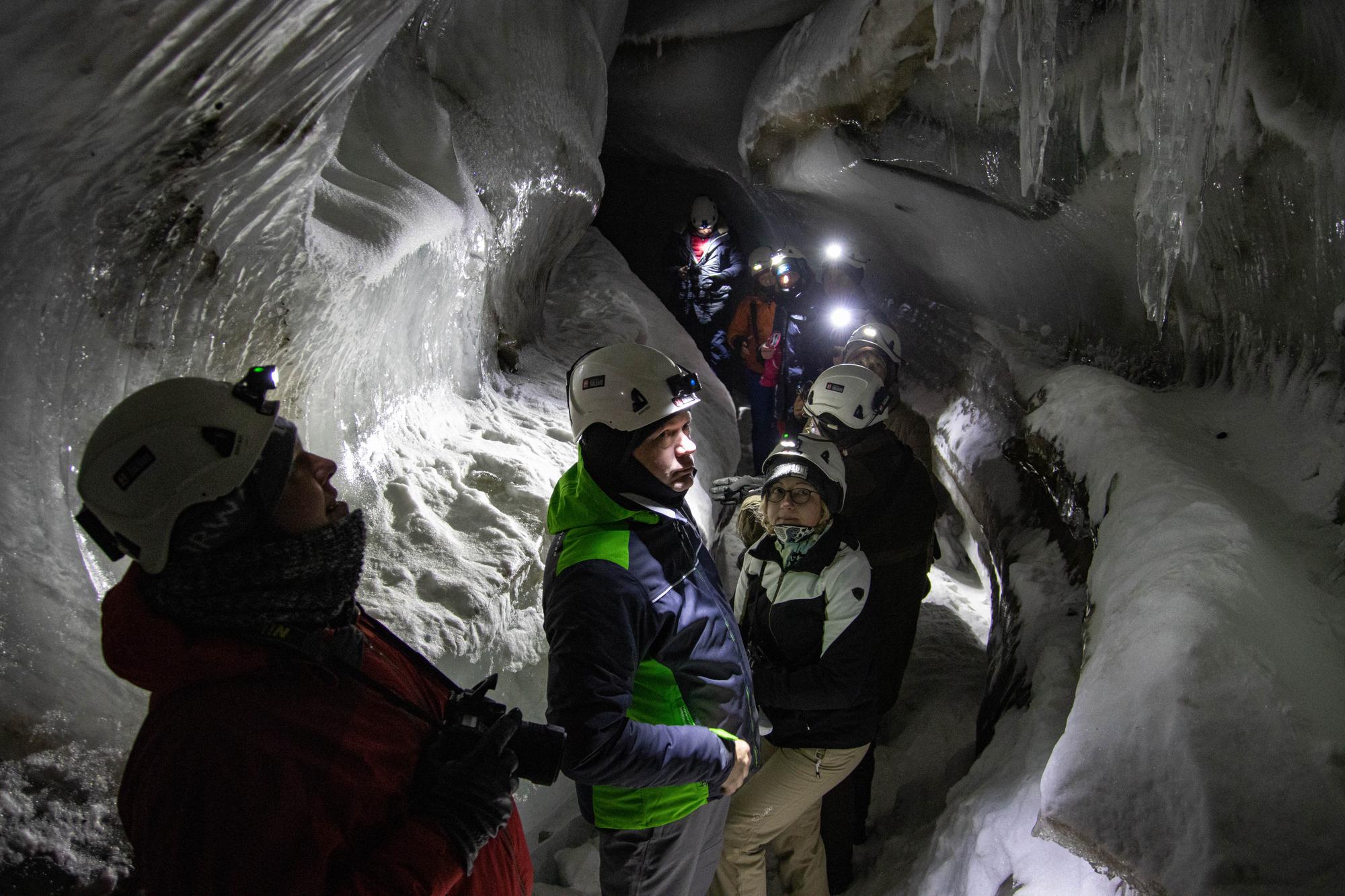 Ice cave on Svalbard