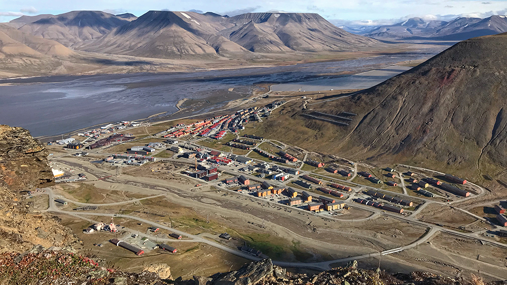 Longyearbyen from above