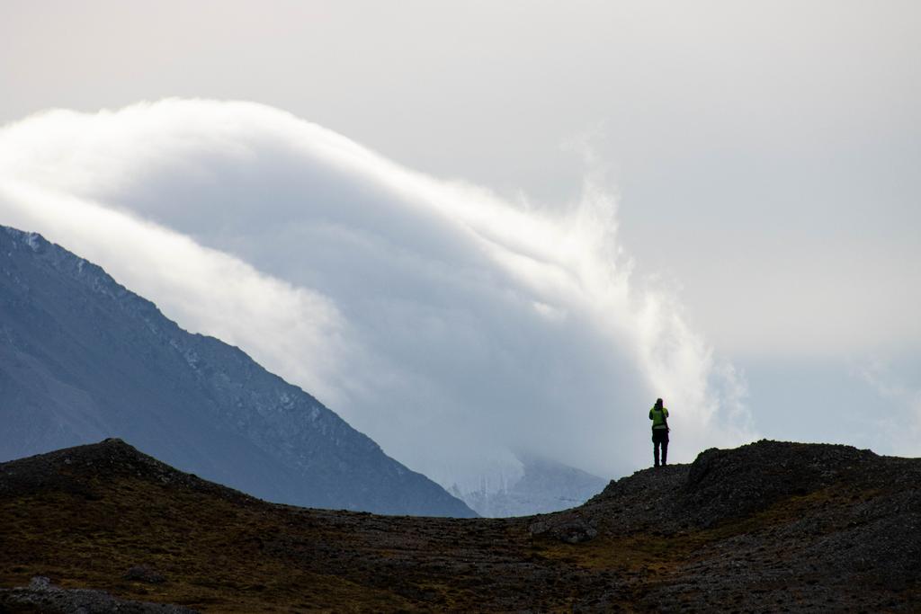 Hike on svalbard