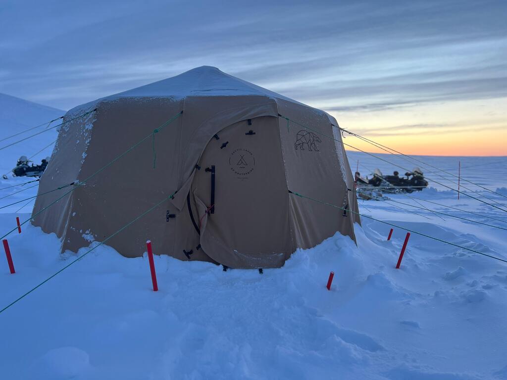 Our wilderness camp on the east coast
