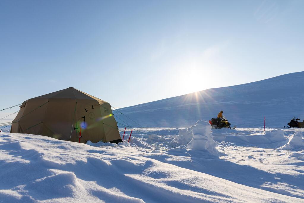 Our wilderness camp on the east coast