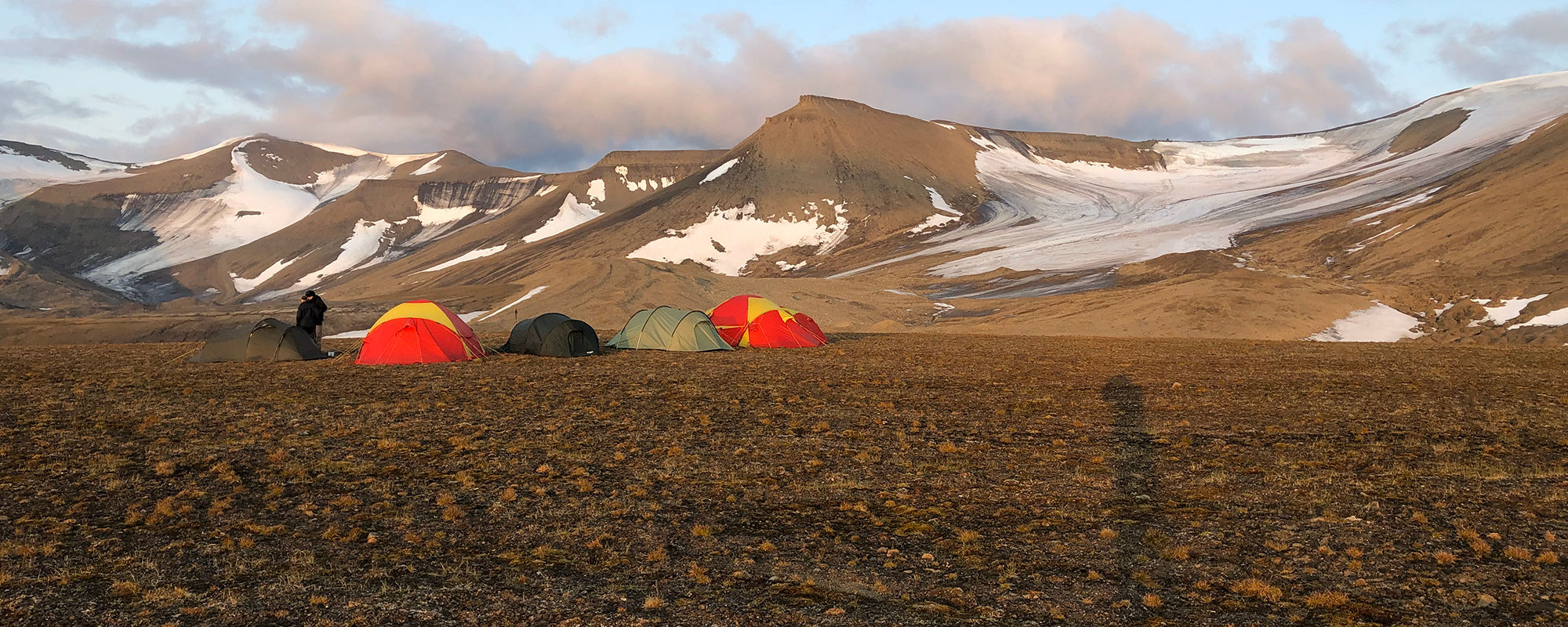 Camping in Svalbard