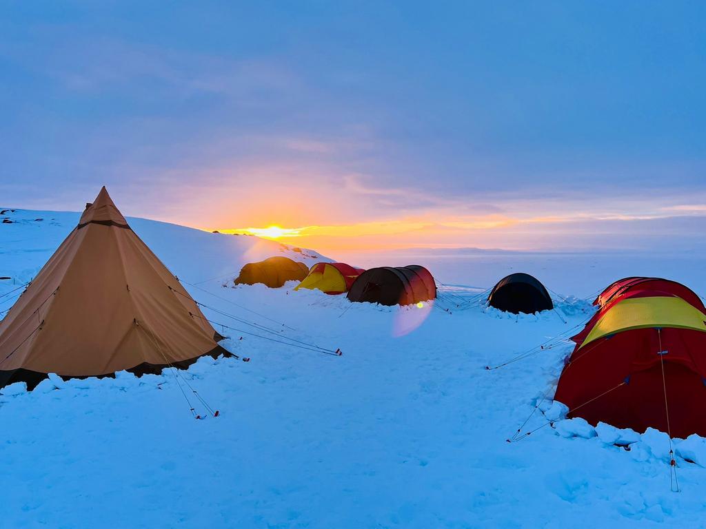 Arctic wilderness camp